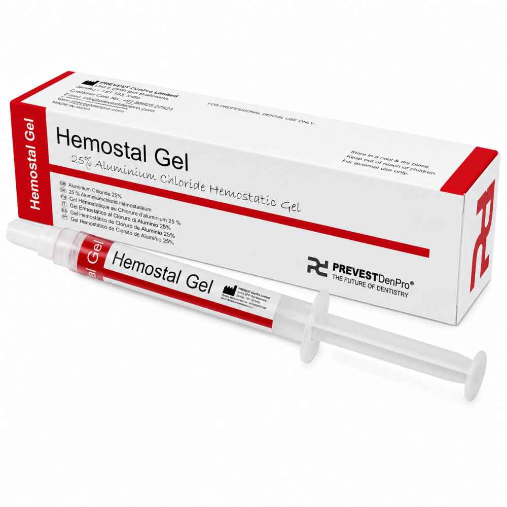 Prevest Hemostal Gel 25% Aluminium Chloride Hemostatic Gel 3g