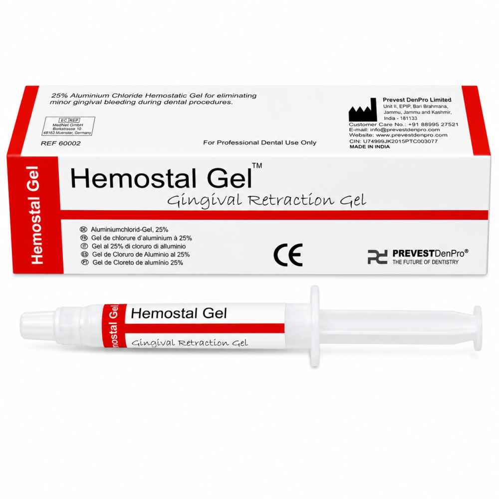 Prevest Hemostal Gel 25% Aluminium Chloride Hemostatic Gel 3g