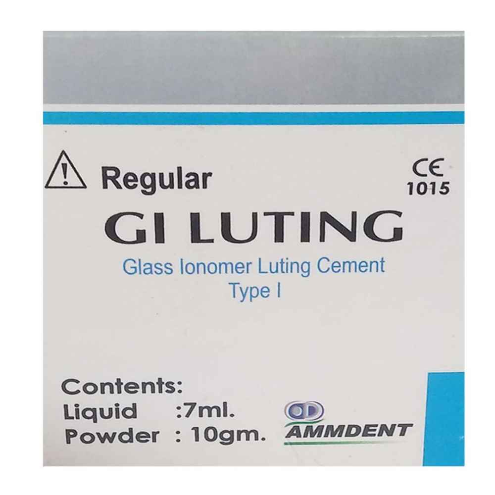 Ammdent Gi Luting Regular Glass Ionomer Luting Cement Type I