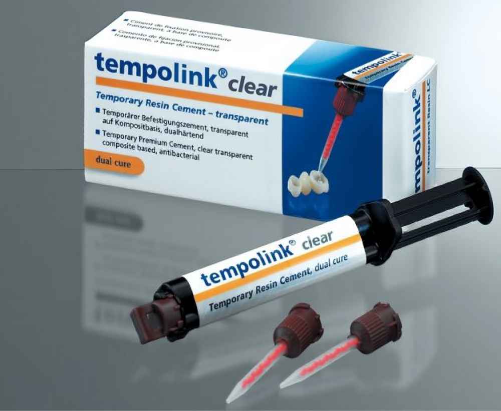 Detax Tempolink Clear Temporary Fixing Cement