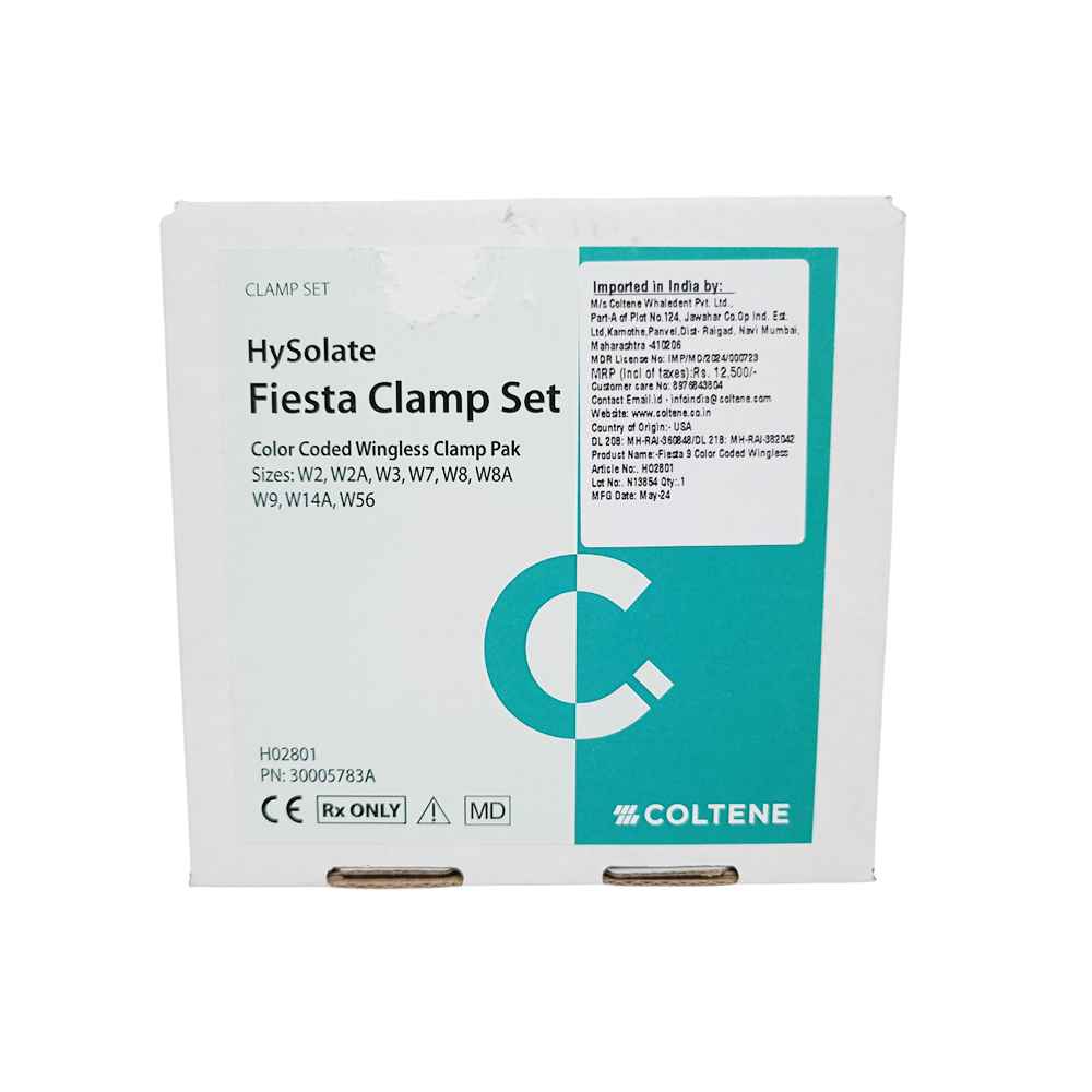 Coltene Fiesta Color Coded Dental Dam Clamps