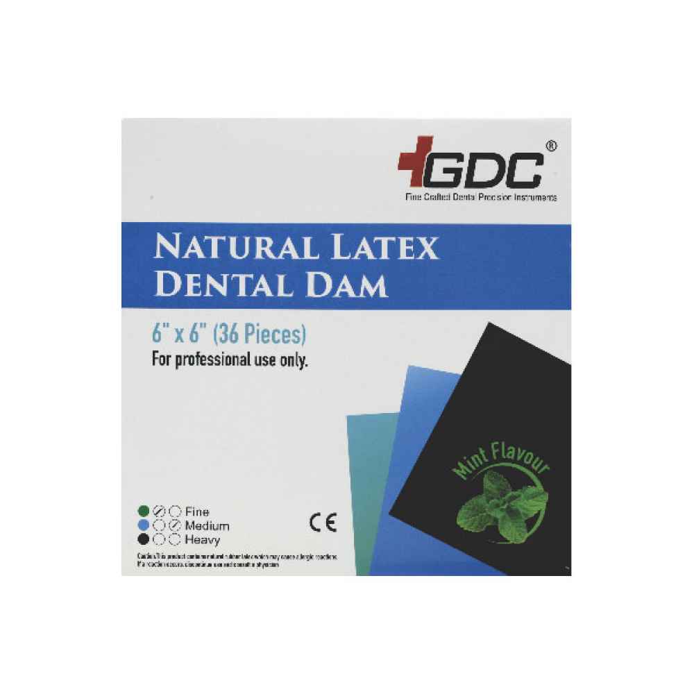 GDC RUBBER DAM SHEET # ADULT