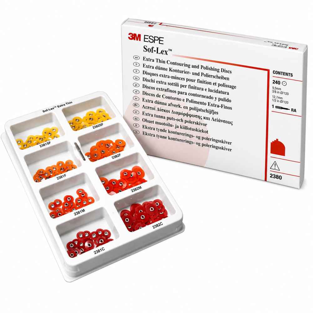 3M ESPE Sof-Lex Extra Thin Contouring and Polishing Kit Ref 2380