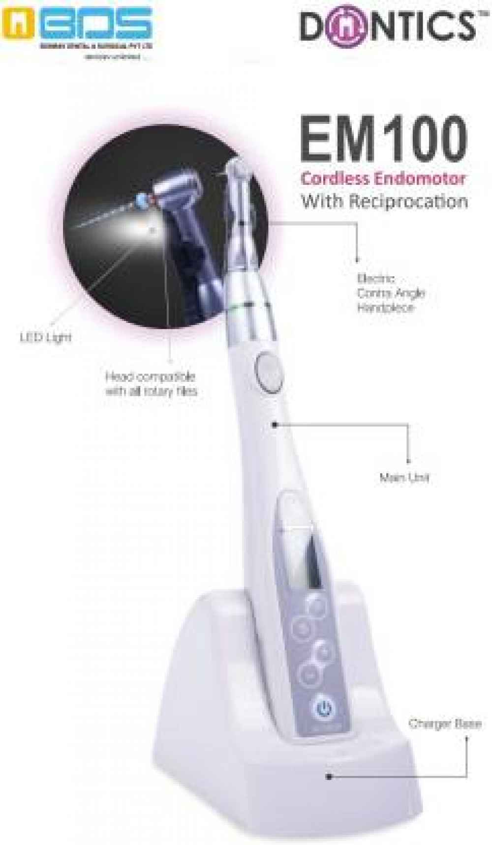 Bombay Dental EM100 Cordless Endomotor With LED