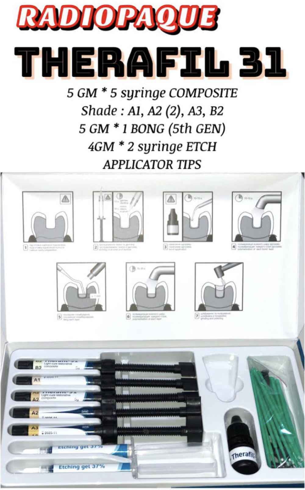 LATUS Therafil-31 Composite Kit Light Cure Restorative Composite