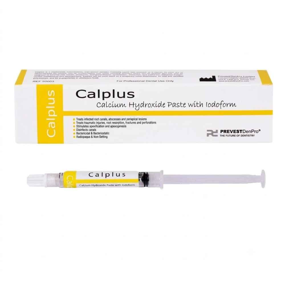 Prevest Calplus Calcium hydroxide paste with iodoform 4X2g