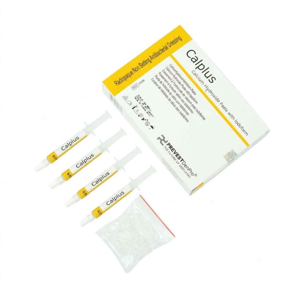 Prevest Calplus Calcium hydroxide paste with iodoform 4X2g