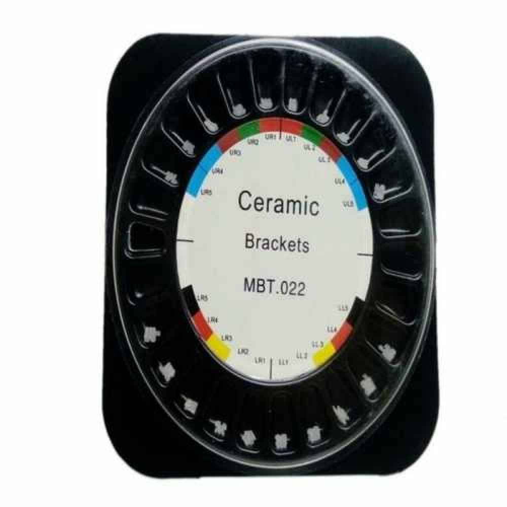 Dental Ceramic Orthodontic Bracket Kit MBT.022 5X5 U/L