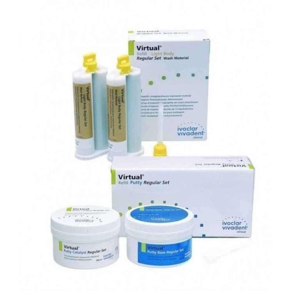 IVOCLAR VIVADENT VIRTUAL PUTTY AND LIGHT BODY SET (REGULAR SET)