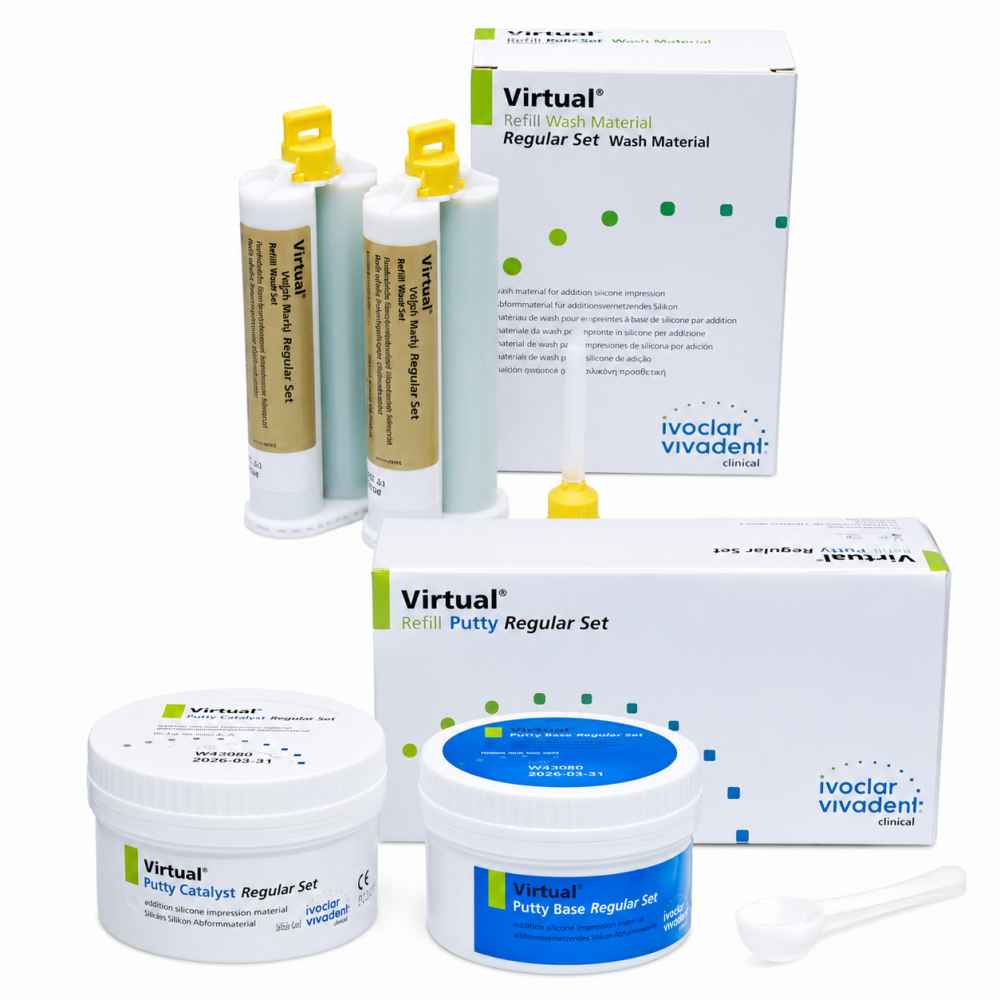 IVOCLAR VIVADENT VIRTUAL PUTTY AND LIGHT BODY SET (REGULAR SET)