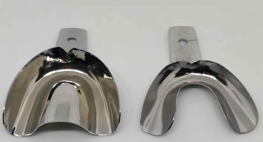 Samit Metallic Edentulous Non-Perforated Impression Trays Samit Metallic Edentulous Non-Perforated Impression Trays