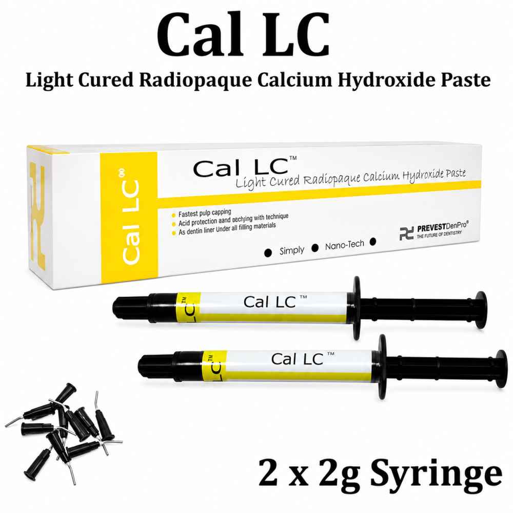 Prevest Cal LC Light Cured Calcium Hydroxide Paste 