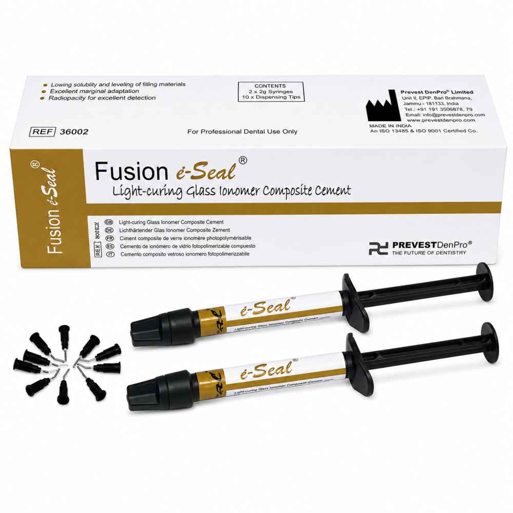 Prevest Fusion I -Seal Light Cure Glass Ionomer Cement . 