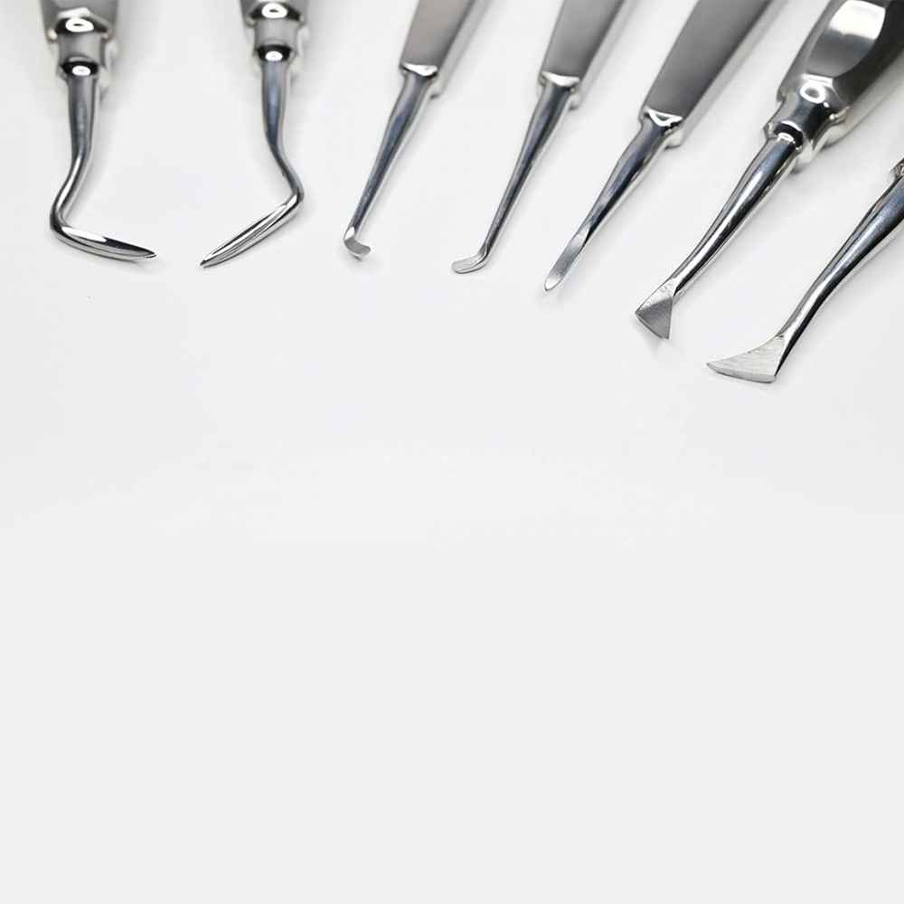 PYRAX®Polodent Root Elevator Dental Instrument Kit, Set of 10 pcs (Stainless Steel)