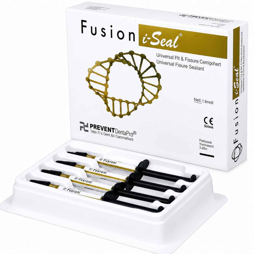 Prevest Fusion I -Seal Light Cure Glass Ionomer Cement . PACK OF 4
