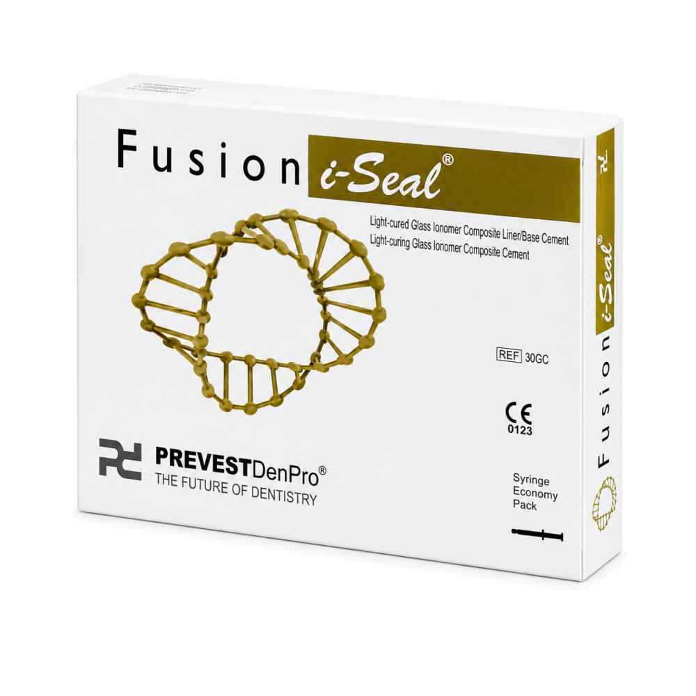 Prevest Fusion I -Seal Light Cure Glass Ionomer Cement . PACK OF 4