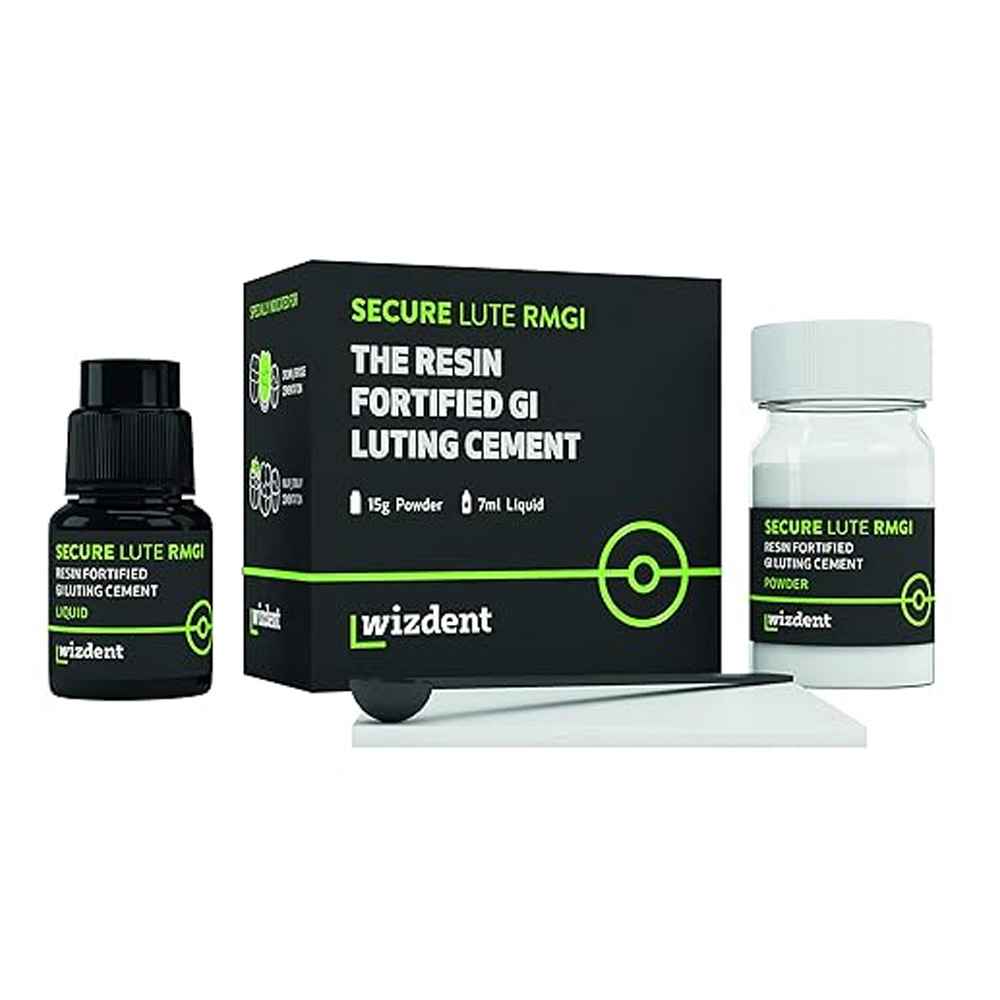Wizdent Secure Lute RMGI The Resin fortified Glass Ionomer Luting Cement