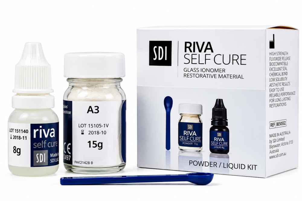 Sdi Riva Self Cure GIC Powder & Liquid A2