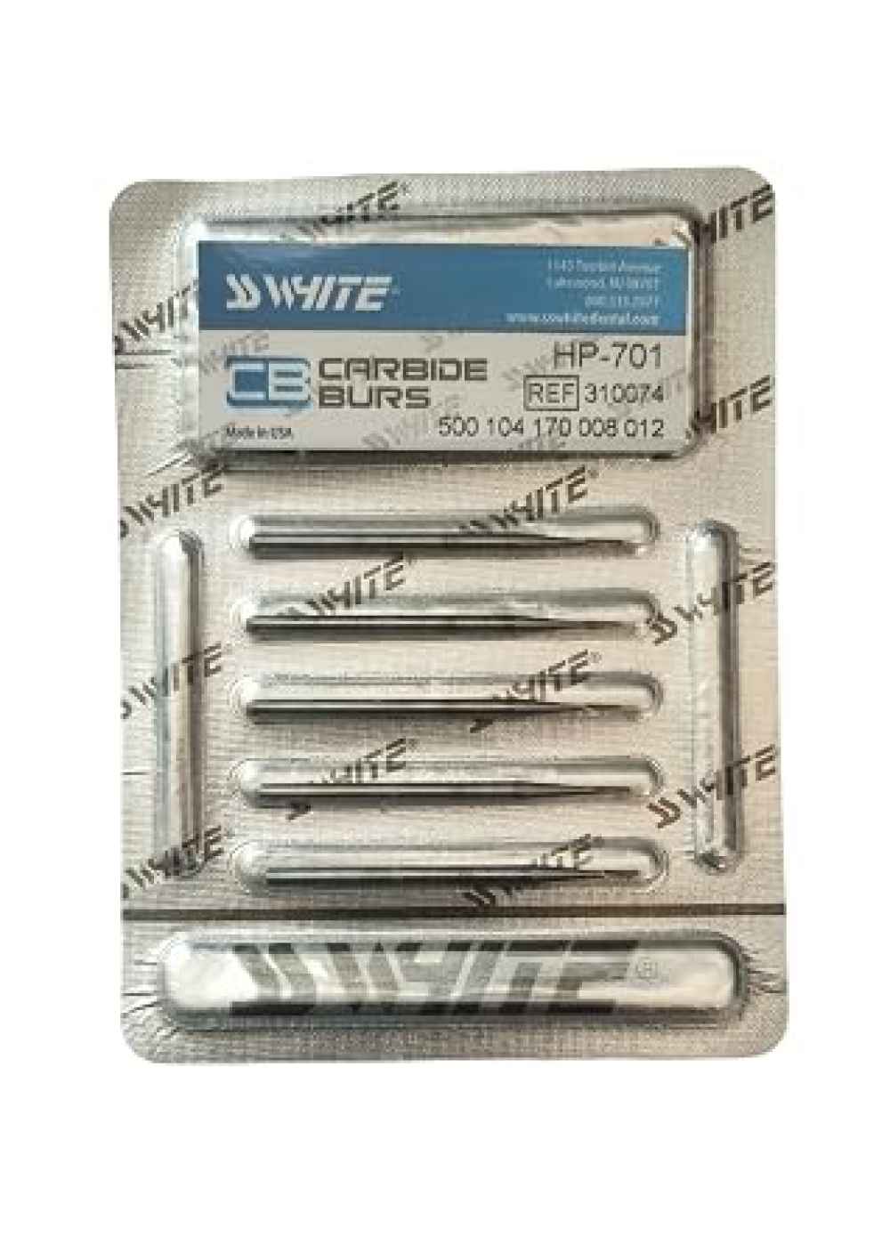 Ss White Carbide Burs Hp-6 (Pack Of 5)