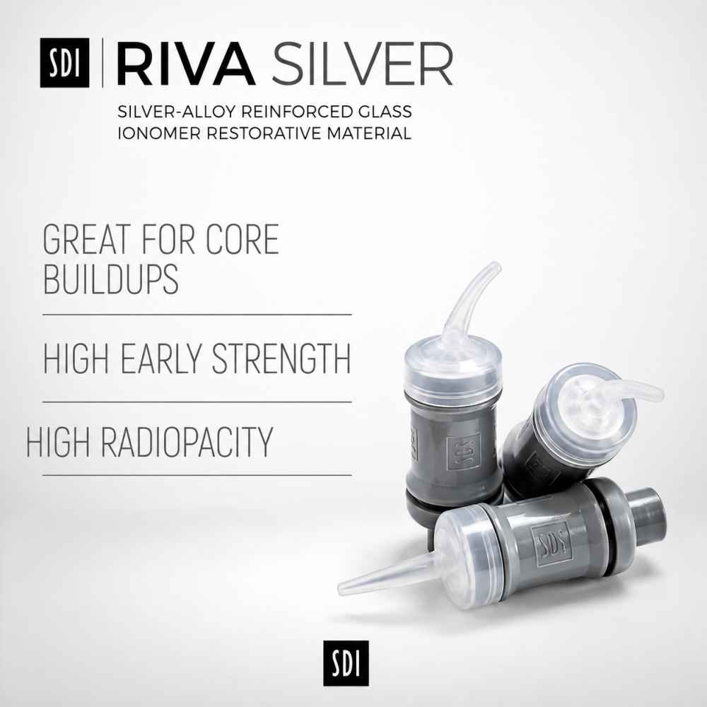 SDI Riva Silver 50 Capsules Glass Ionomer Cement