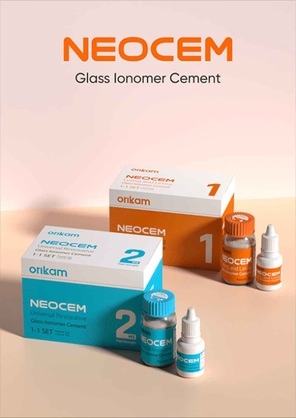 Orikam Healthcare Neocem Glass Ionomer Cement