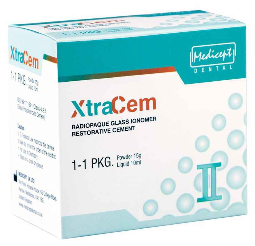 MEDICEPT DENTAL XTRACEM GLASS IONOMER RESTORATIVE CEMENT