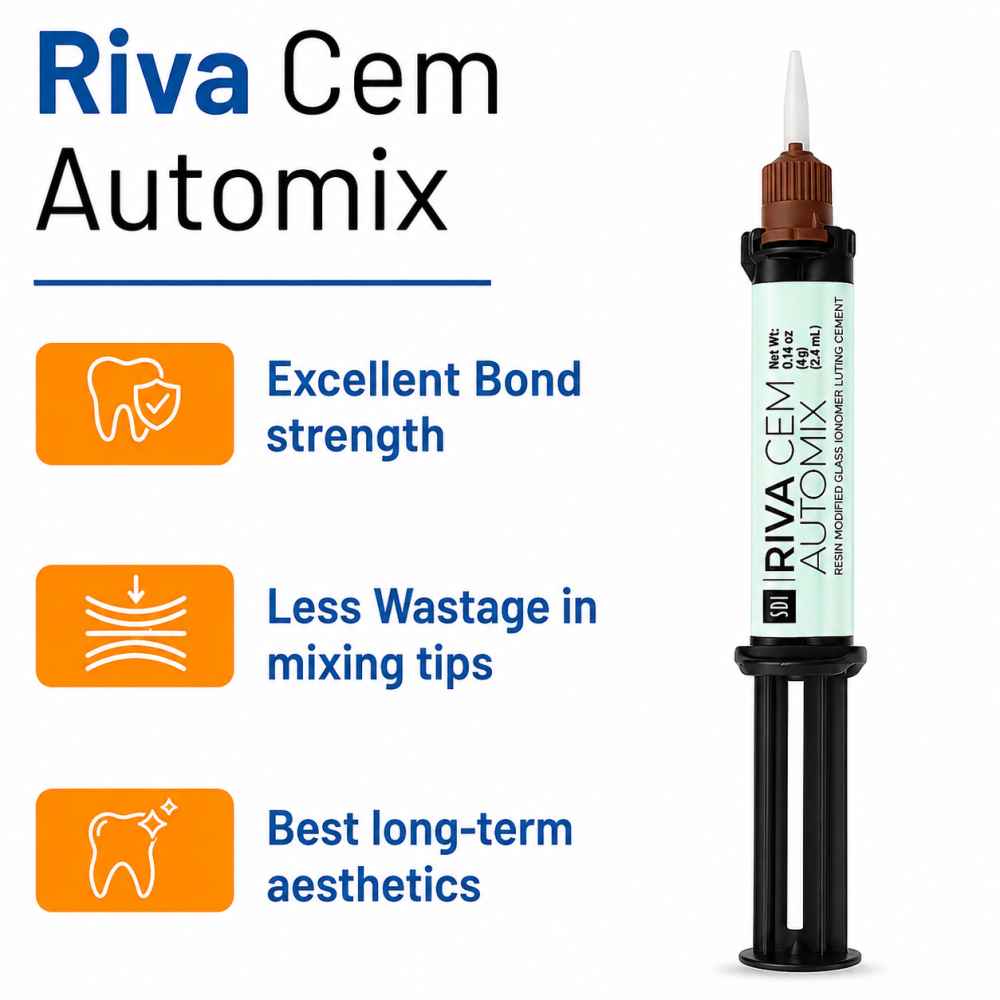 Sdi Dental Riva Cem Automix - Resin-Based Glass Ionomer Cement 2*4 g