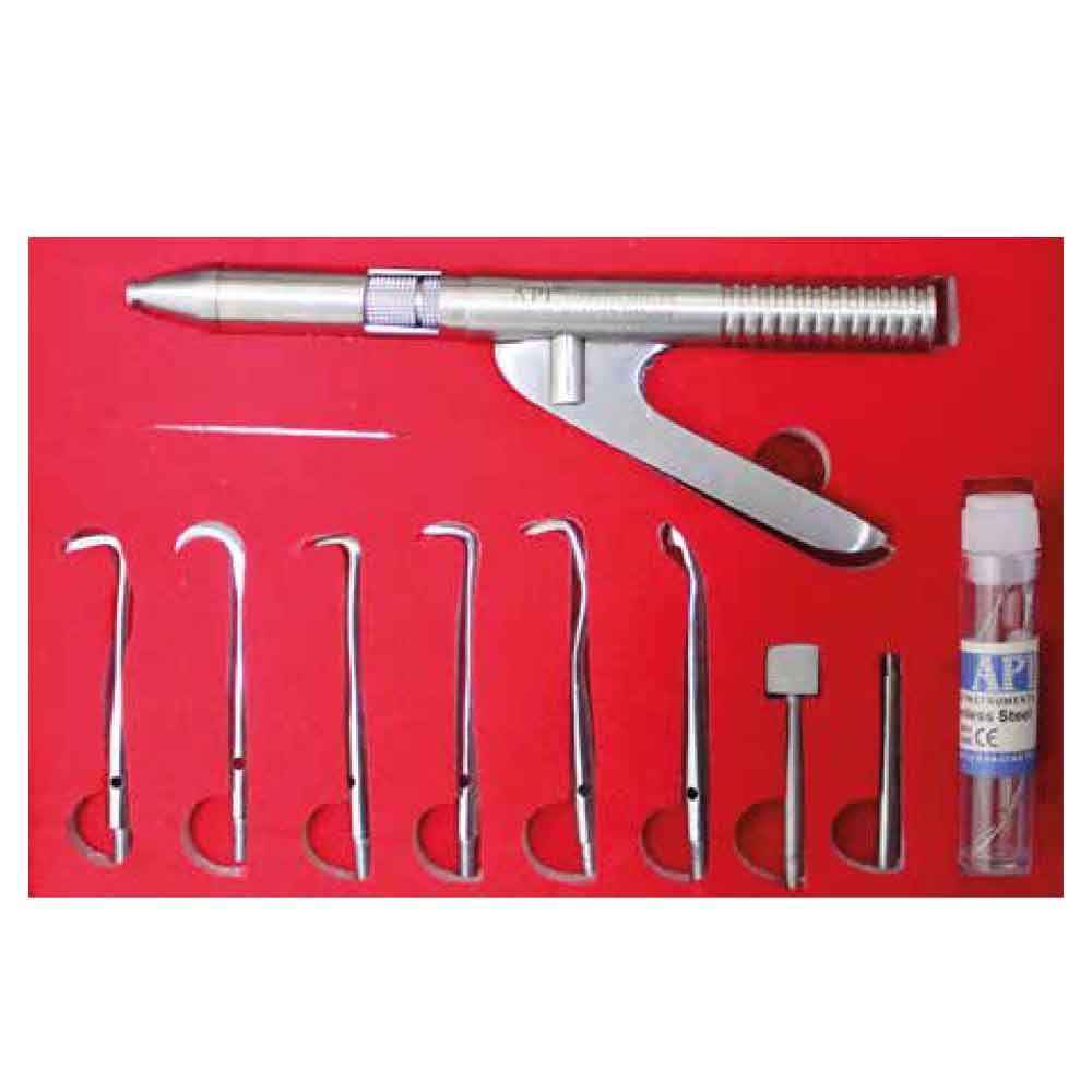 API Crown & Bridge Remover With 9 Tips Gun Pattern