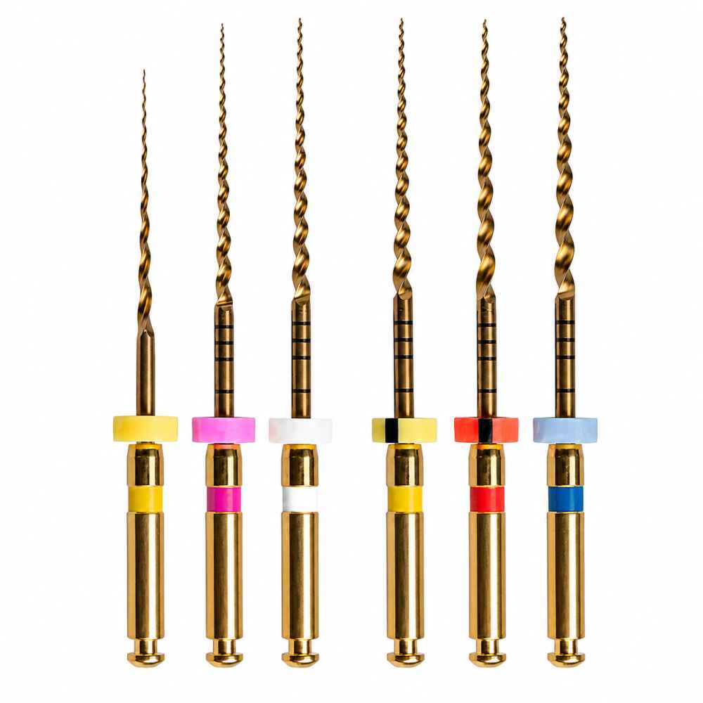 Woodpecker Endo Plus Heat Treated Gold Rotary File