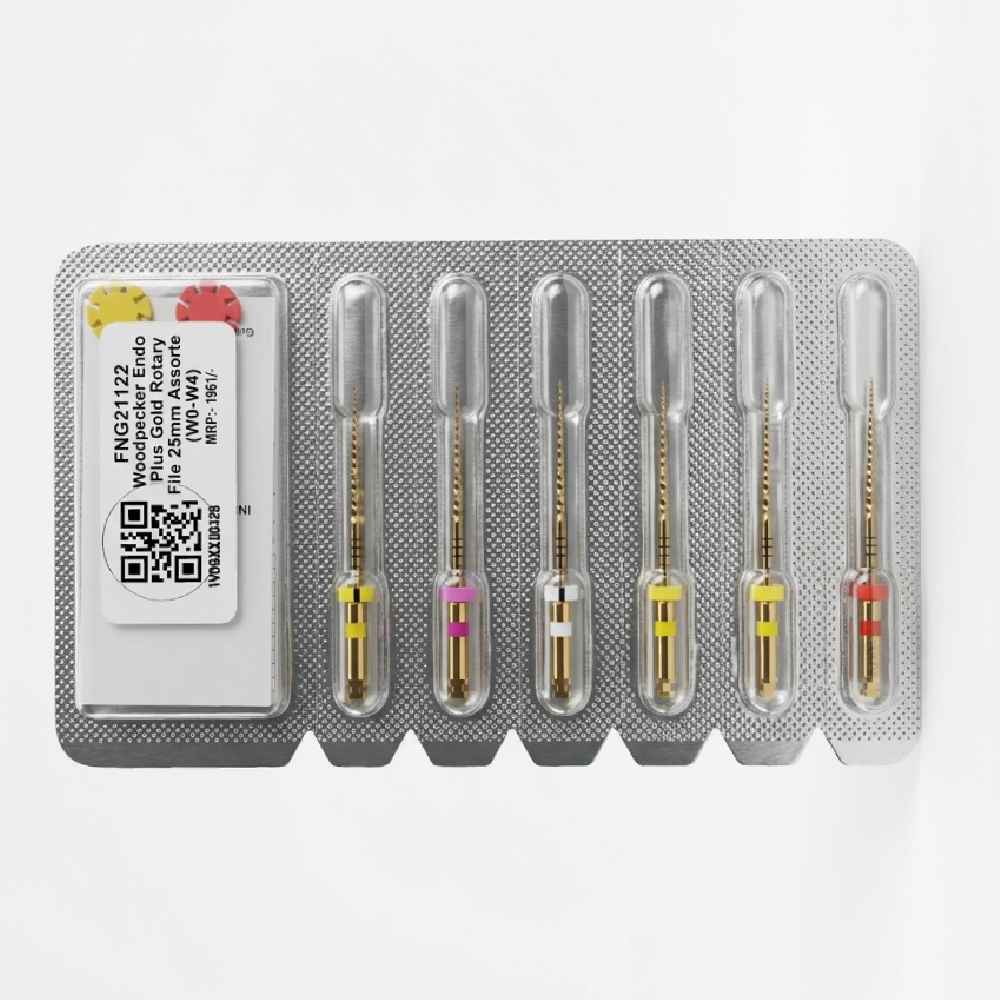 Woodpecker Endo Plus Heat Treated Gold Rotary File