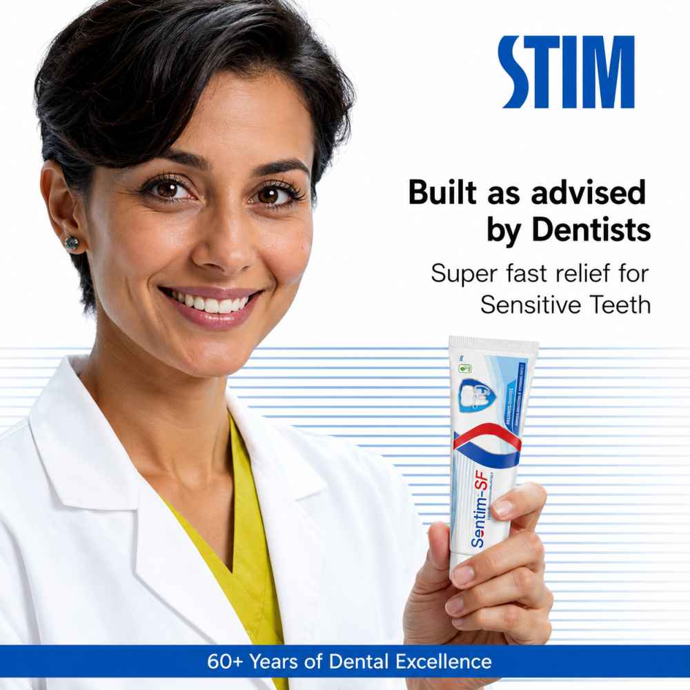 Stim Sentim-SF Toothpaste For Sensitive Tooth 