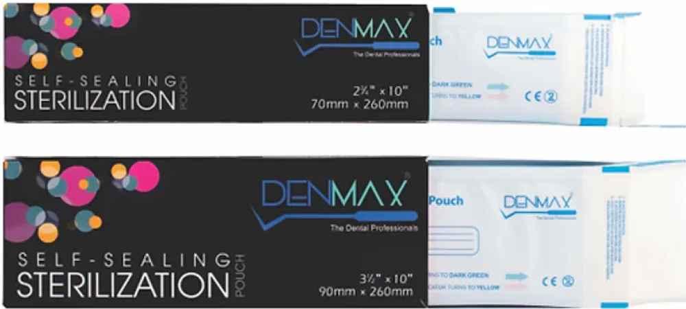 DENMAX SELF SEALING STERILIZATION POUCHES