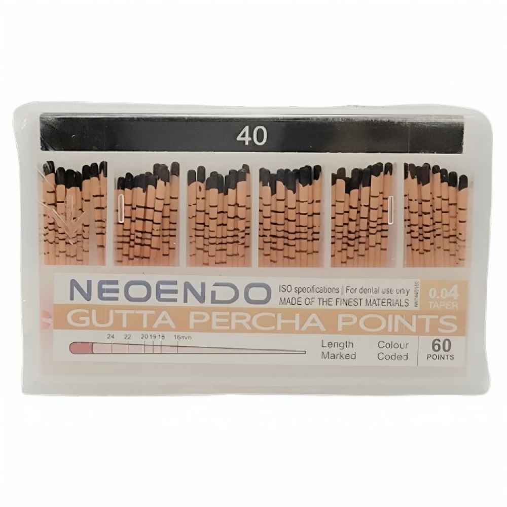 Neoendo Gutta Percha Points 4% #20 
