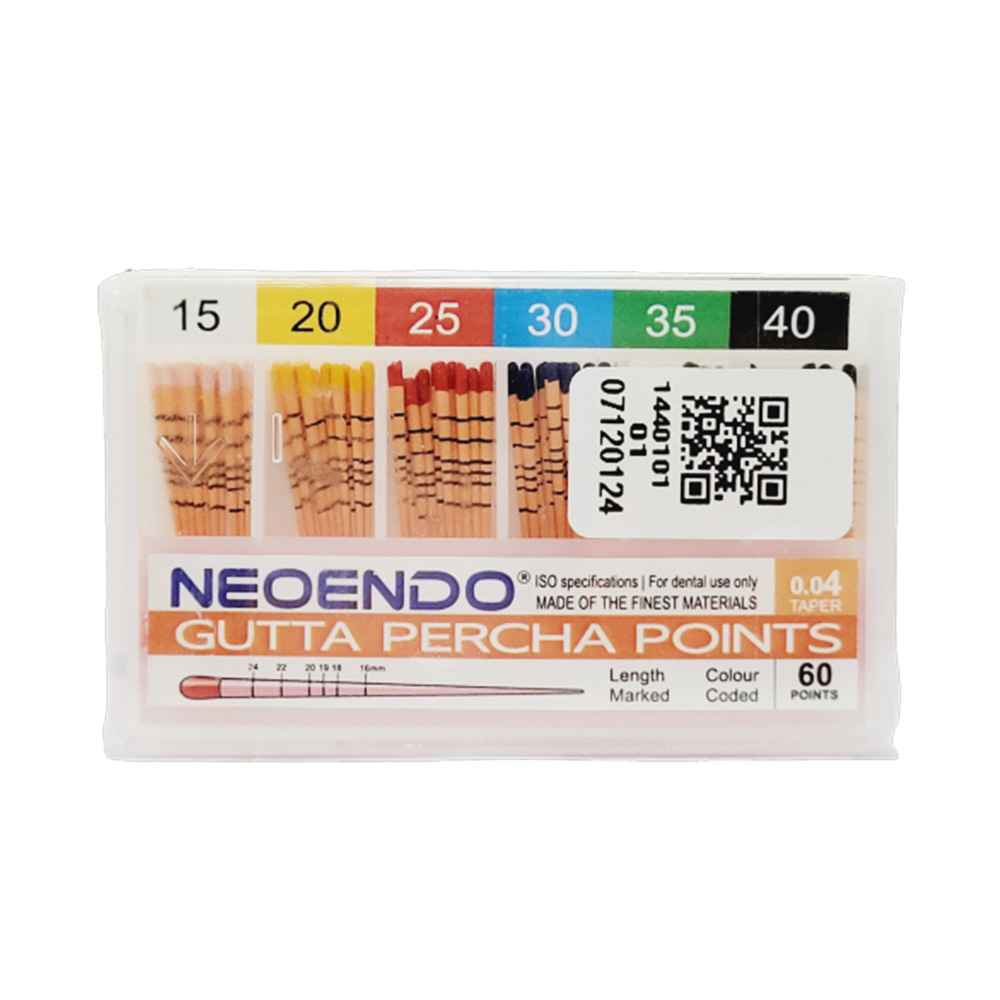 Neoendo Gutta Percha Points 4% #20 