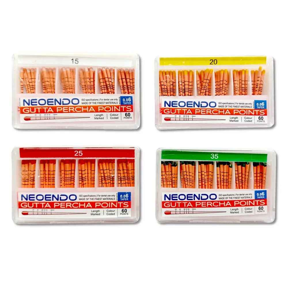 Neoendo Gutta Percha Points 6% #20 