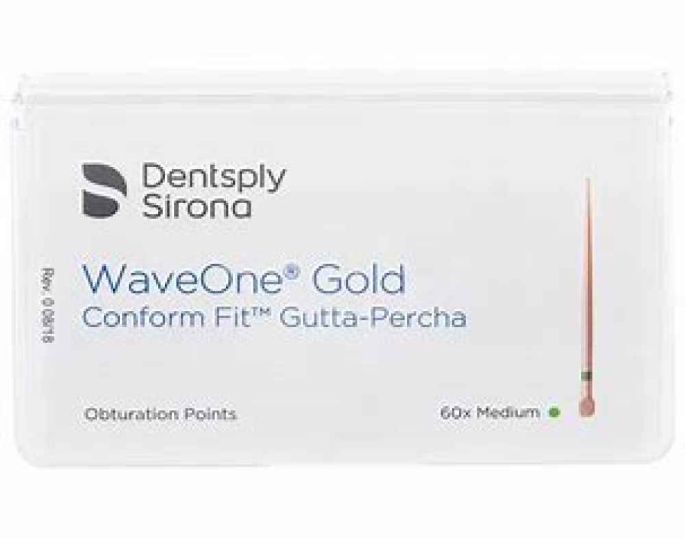 Dentsply Sirona WaveOne Gold Conform Fit Gutta-Percha Points (Endodontic, Switzerland)