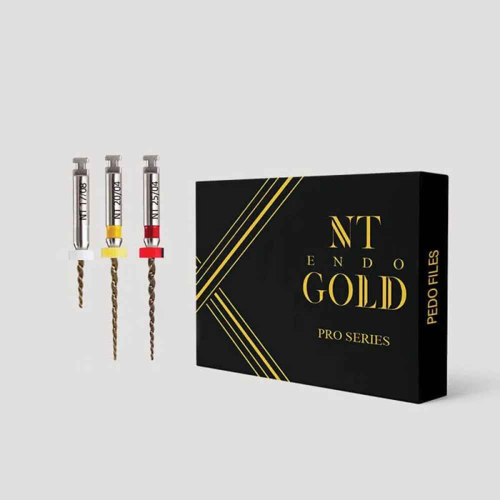 NT Pedo Gold Pro Assorted NiTi Rotary Files