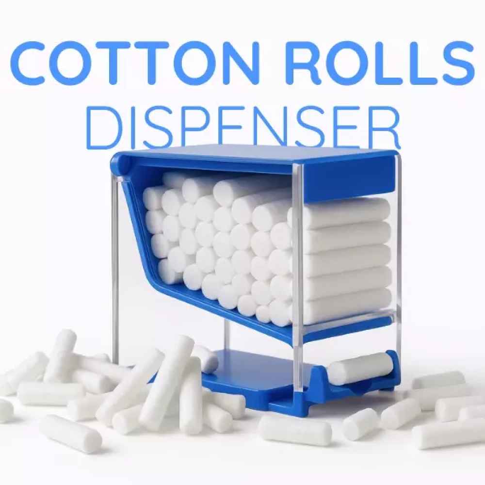 Green Guava Cotton Roll Dispenser-Press Type