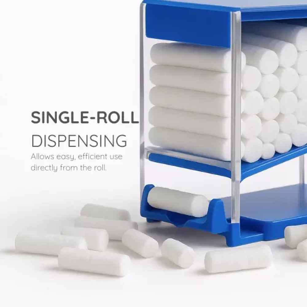 Green Guava Cotton Roll Dispenser-Press Type