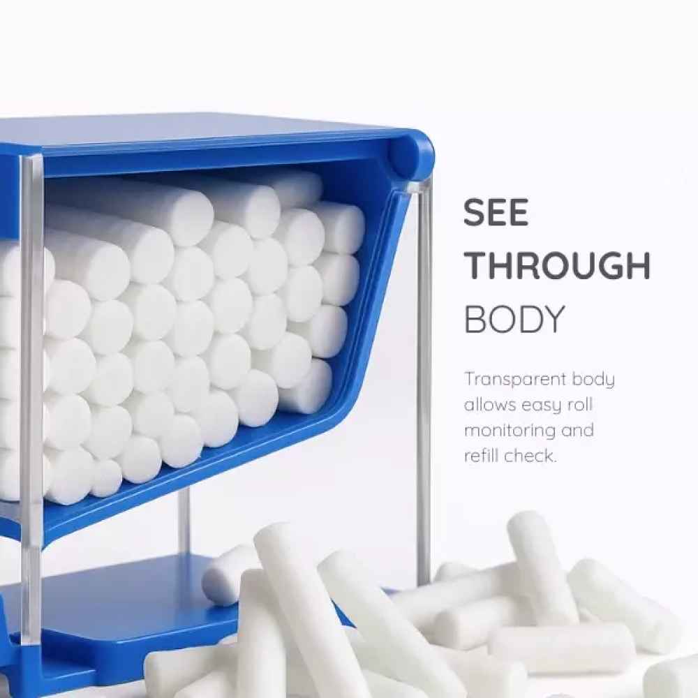 Green Guava Cotton Roll Dispenser-Press Type