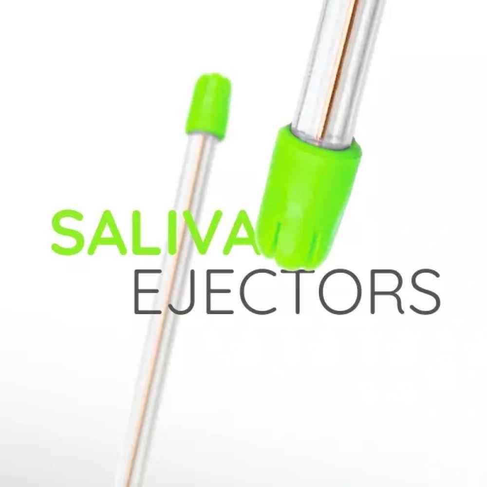 Green Guava Saliva Ejectors -SUPER SOFT (Suction Tips)