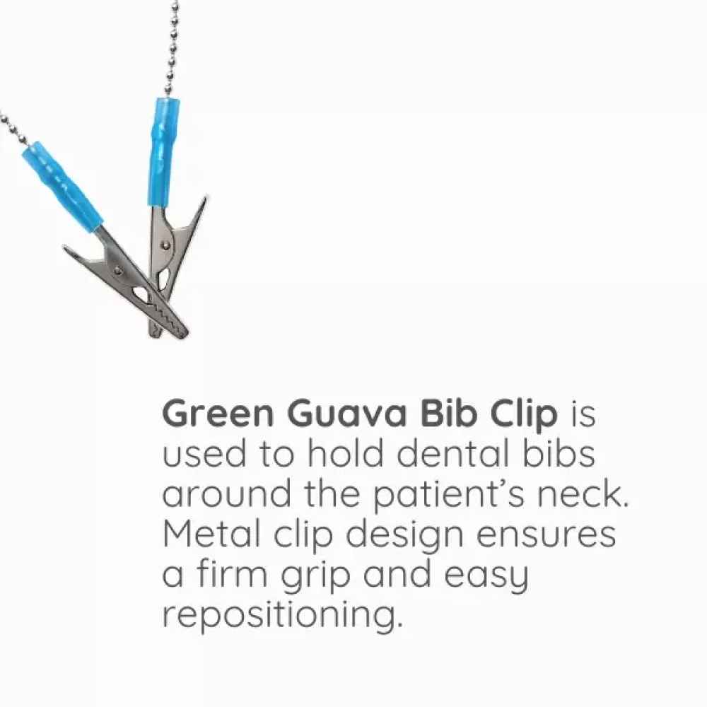 Green Guava Bib Clip