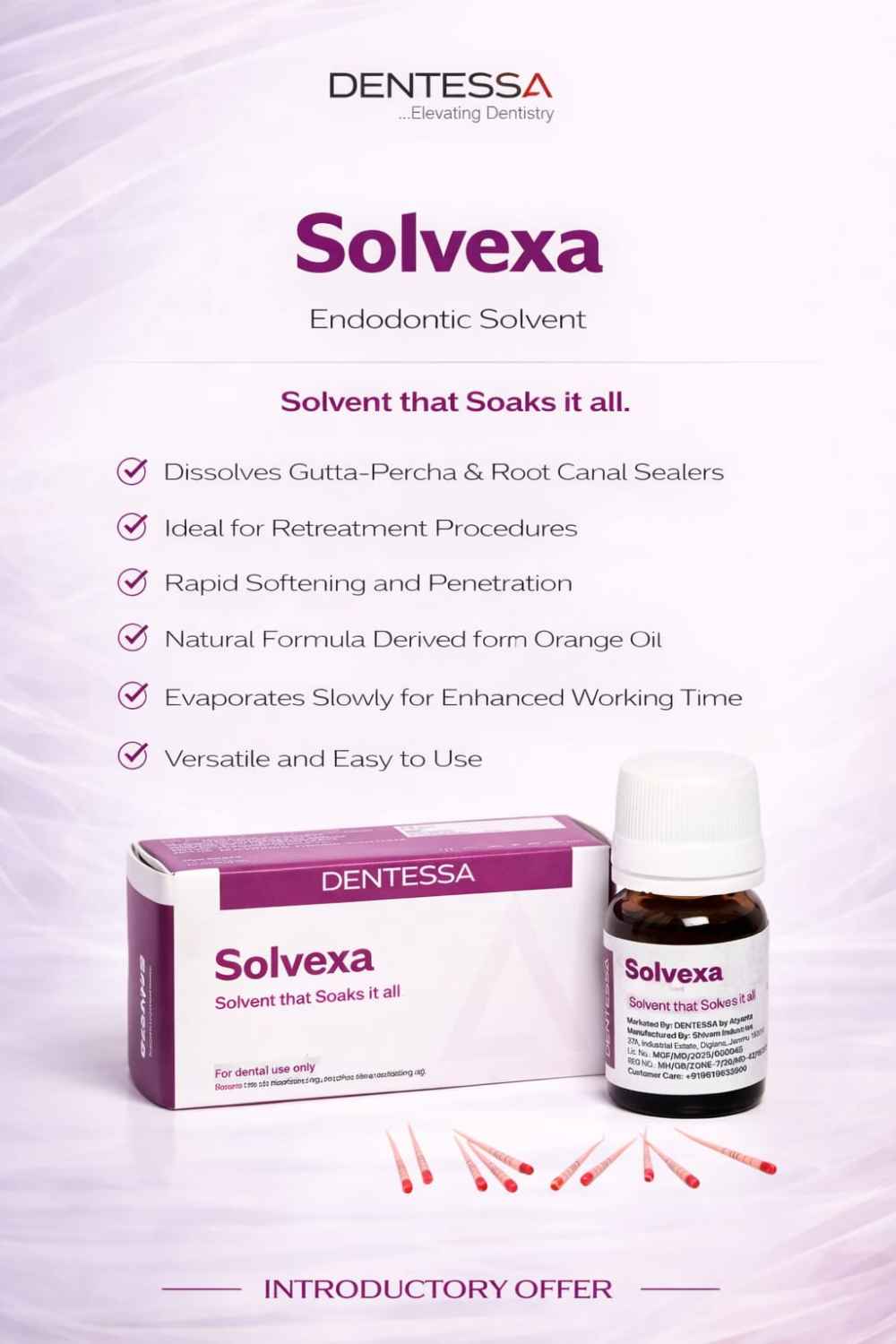 Dentessa-Solvexa (Gutta percha solvent)