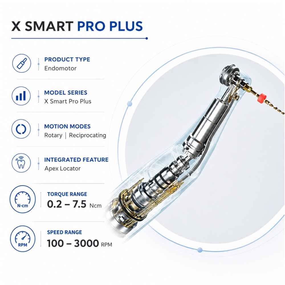 Dentsply X-Smart Pro Plus Endomotor with Integrated Apex Locator
