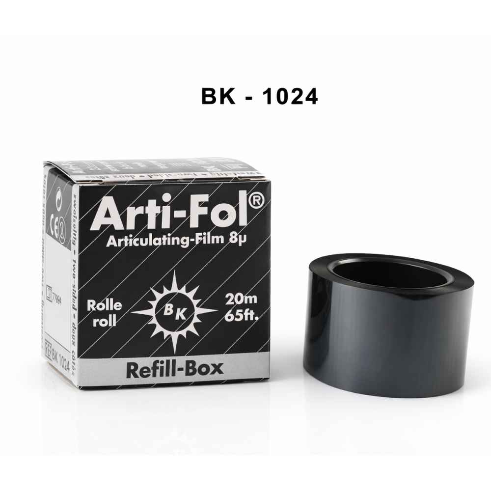 Bausch Arti-Fol Dental Articulating Flim Ultra Thin - 8µ Microns Width 22 mm - 20 Mts.