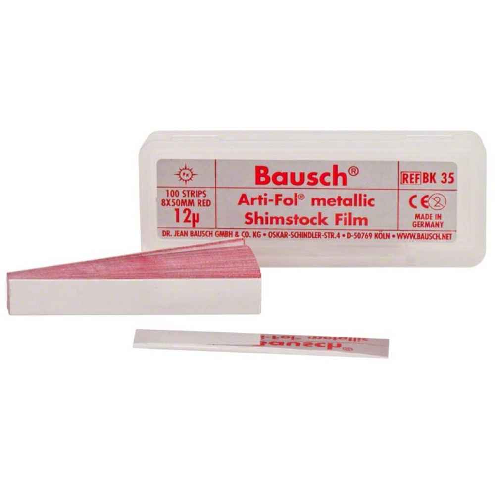 Bausch Dental Arti Fol Metallic Shimstock Flim 12µ Microns