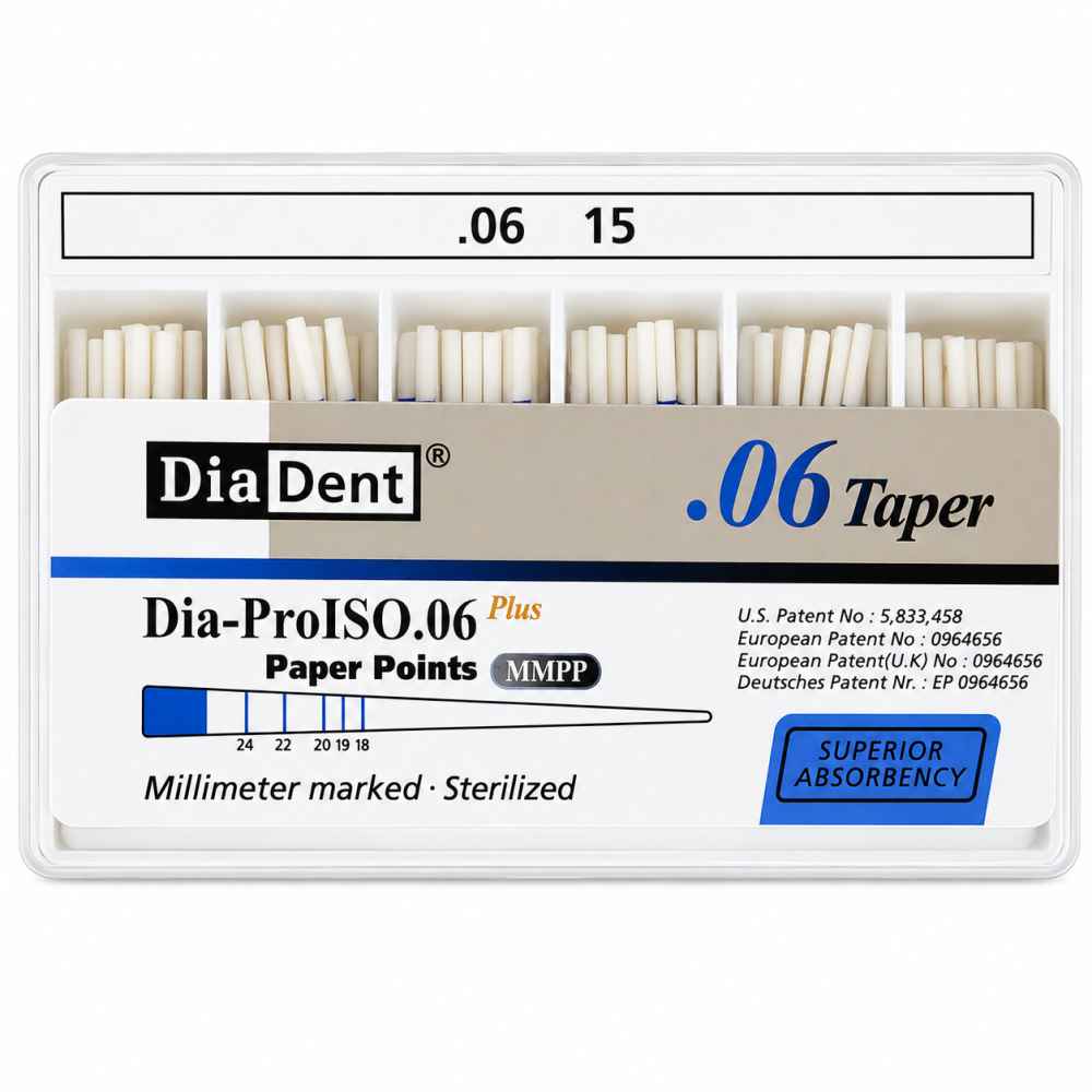 Diadent Paper Point Special Tapered 6%