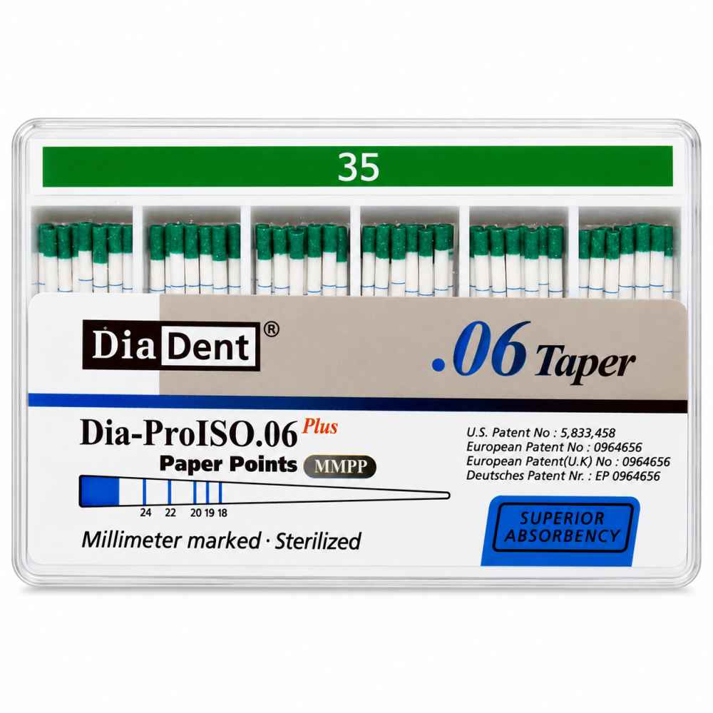 Diadent Paper Point Special Tapered 6%