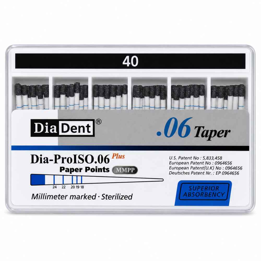 Diadent Paper Point Special Tapered 6%