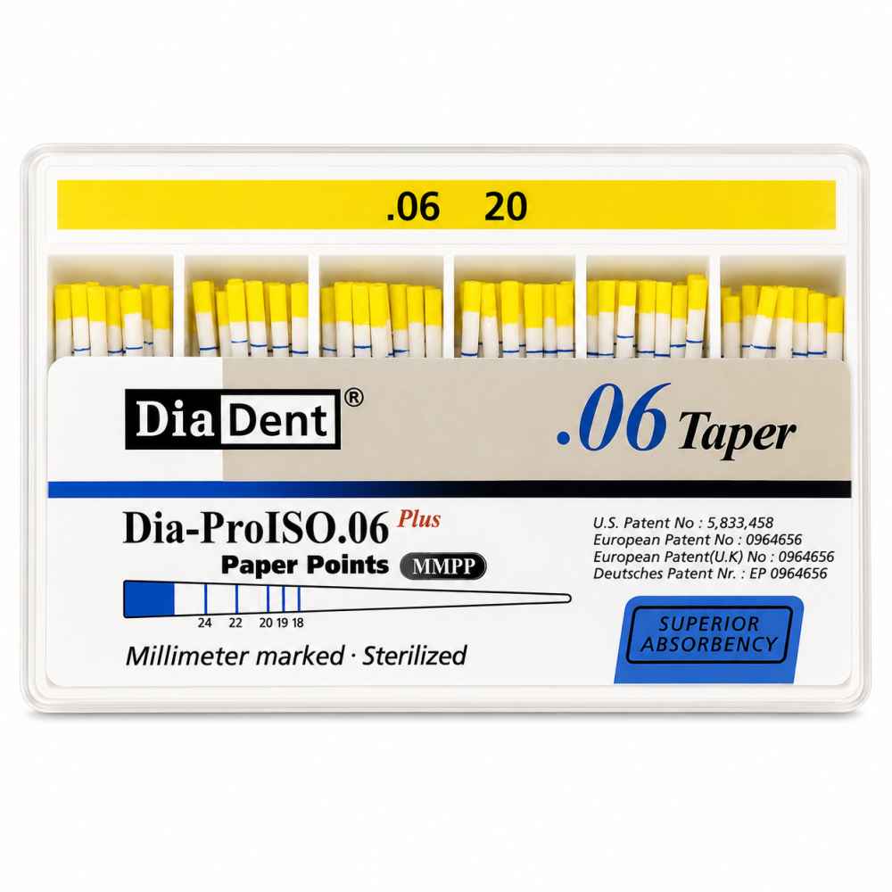 Diadent Paper Point Special Tapered 6%